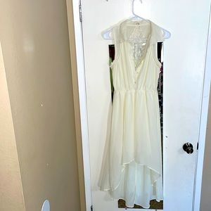 Used beige sheer dress.